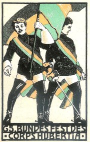 65. Bundesfest des Corps Hubertia Aschaffenburg 1909